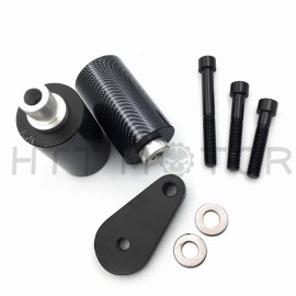 HONGK Carbon Fiber Frame Sliders Crash Protectors For Yamaha YZF R6 R6S 2003-2009
