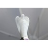 Jet International Selenite Angel Chakra Wand Stick Approx. 6.5 inch