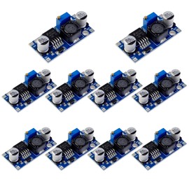 LAOMAO DC-DC Buck Converter DC 3.5-40V to 1.25-35V 3A Step Down Voltage Converter High Efficiency Power Supply Module (Pack of 10)