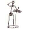 Broadway Gift 7" Silver-Tone Orchestra Conductor Figurine - Metal Orchestra