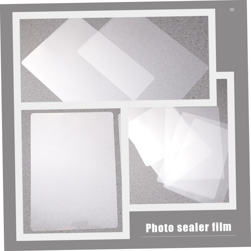 DOITOOL 300Pcs Thermal Laminating Sheets for Photos Protection Film Clear