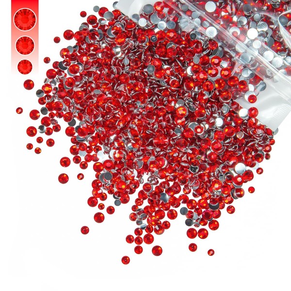 qiipii 3mm 4mm 5mm Mix Bag Resin Rhinestones for Crafting