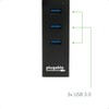 Plugable USB Hub with Ethernet, 3 Port USB 3.0 Bus