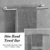 Round Brushed Nickel Bathroom Hardware: 8 Pieces Stainless Steel Bath