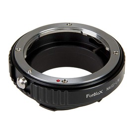 Fotodiox Lens Mount Adapter with Leica 6-Bit M-Coding - Nikon Nikkor F Mount G-Type D/SLR Lens to Leica M Mount Rangefinder Camera Body with Built-in Aperture Control Dial