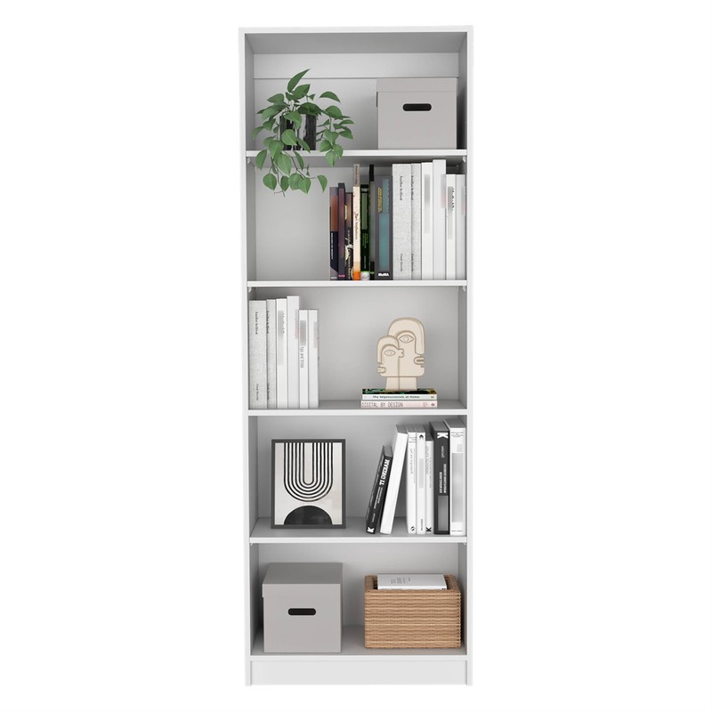Tuhome Home 4 Shelves Bookcase with Multi-Tiered Storage