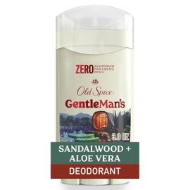 Old Spice GentleMan's Aluminum Free Dry Feel Deodorant for Men, 24/7 Lasting Freshness, Gentle on Skin with Skin Conditioners, Sandlewood + Aloe Scent, 3.0 oz