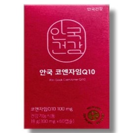 Health Country Anguk Health Anguk Coenzyme Q10 Mini 300mg 60 Capsules 1 unit (44099619) / 건강나라 안국건강 안국 코엔자임Q10 미니 300mg 60캡슐 1개 (44099619)