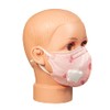 Patterned Childrens Cotton Face Mask with Vent- Pink