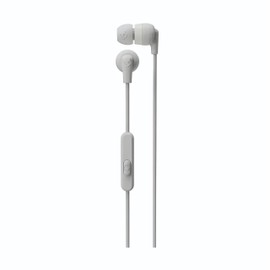 Skullcandy Ink'd Wired in-Ear Headphones with Microphone, Noise-Isolating Earbuds, 3.5mm AUX Connection, Lightweight Design, Call and Track Control – White