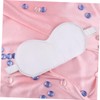 Healeved 2pcs Silk Sleeping Eye Mask Breathable Blindfold for Comfortable