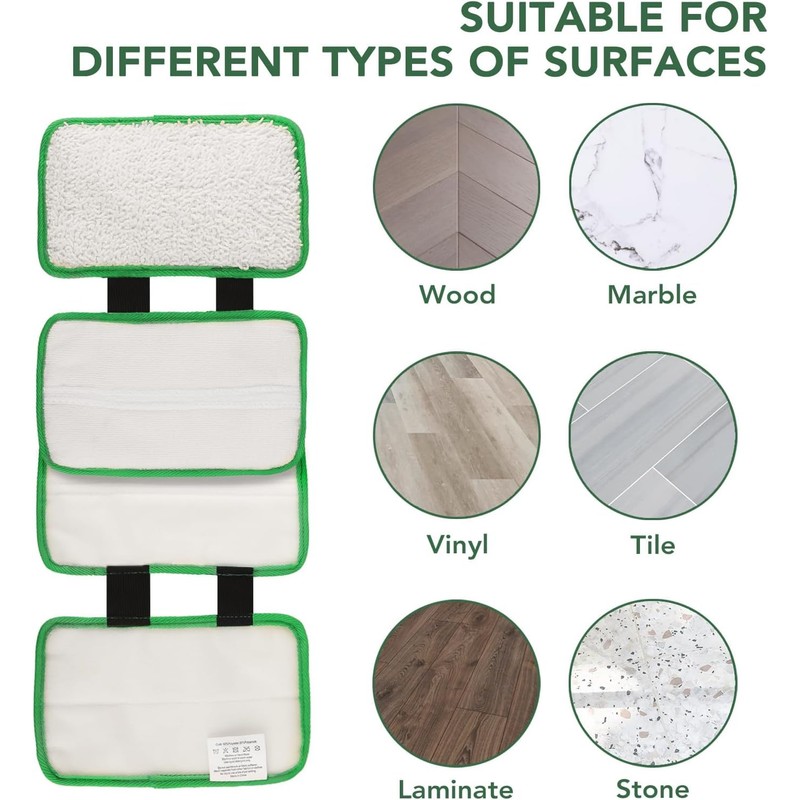 Replacement Pads Compatible with Shark Sonic Duo Hardwood Floor Cleaner