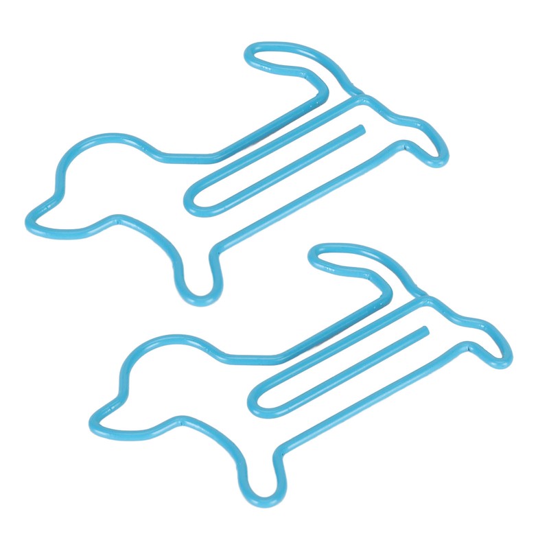 100pcs Dog Shaped Paper Clips Slip Resistance Exquisite Cute Paper