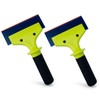 NEWISHTOOL 2 Pack Rubber Squeegee with Nylon Handle for Water