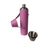 Birdie Bottle 12oz Flask with 4 Shot Glasses in Cap