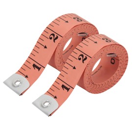 Cinta métrica suave, paquete de 2  Cinta métrica precisa para cuerpo, cinta métrica de tela, cinta métrica de costura de tela de doble escala, regla  