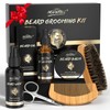 POP MODERN.C Beard Growth Kit Beard Grooming Kit 6pcs Beard