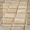 OAIQNUJ Travertine Stone Tray for Coffee Table, 12 x 8