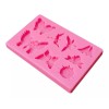 Innova Market Molde De Silicón Para Repostería Mariposas Rosa 8