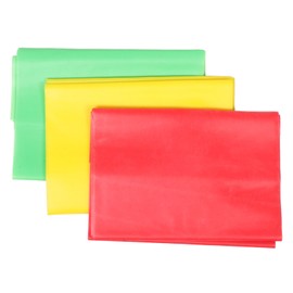 SUPVOX Elastic Workout Bands for Home Gym 3pcs Resistance Bands Leg Yoga Pilates Strength Training Kit