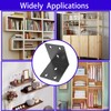 Shelf Bracket Corner Brace Sets JINLINY 10 Pack Metal L