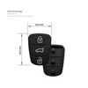 AMAKEY Keypad Rubber Pad Replacement Keypad for Hyundai & Kia