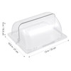 Clear Acrylic Cake Stand Cover - 13" x 10" x