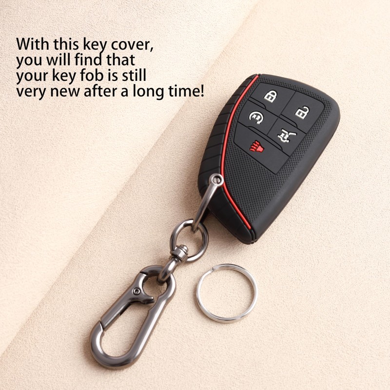 TANDRIVE Key Fob Cover for 2025 2024 Chevy Equinox Traverse