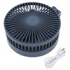 Desktop Folding Fan 3 Speeds USB Rechargeable Punch Free Electric