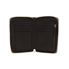 Coccinelle Lucilla Croco Shiny Soft Zip Around Wallet Bark, Bark, Classic