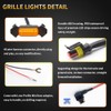 AUXLIGHT Car Accessories, 4PCS LED Front Grille Raptor Lights with
