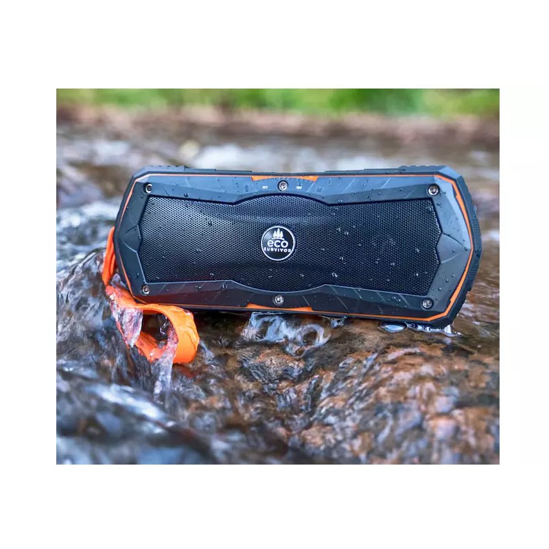 EcoSurvivor 8.85-in 5-Watt Bluetooth Compatibility Indoor/Outdoor Speaker