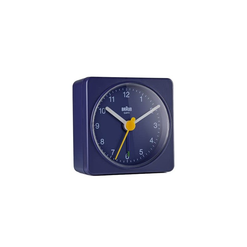 BRAUN/Brown Table Clock, Alarm Clock, Table Clock, Blue BC02BL Genuine
