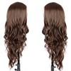 Long Wavy Wig for Women 26 Inch Middle Part Lace