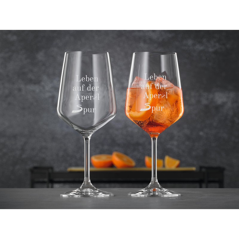 Spiegelau & Nachtmann Style Aperol Glass 630 ml with Engraving