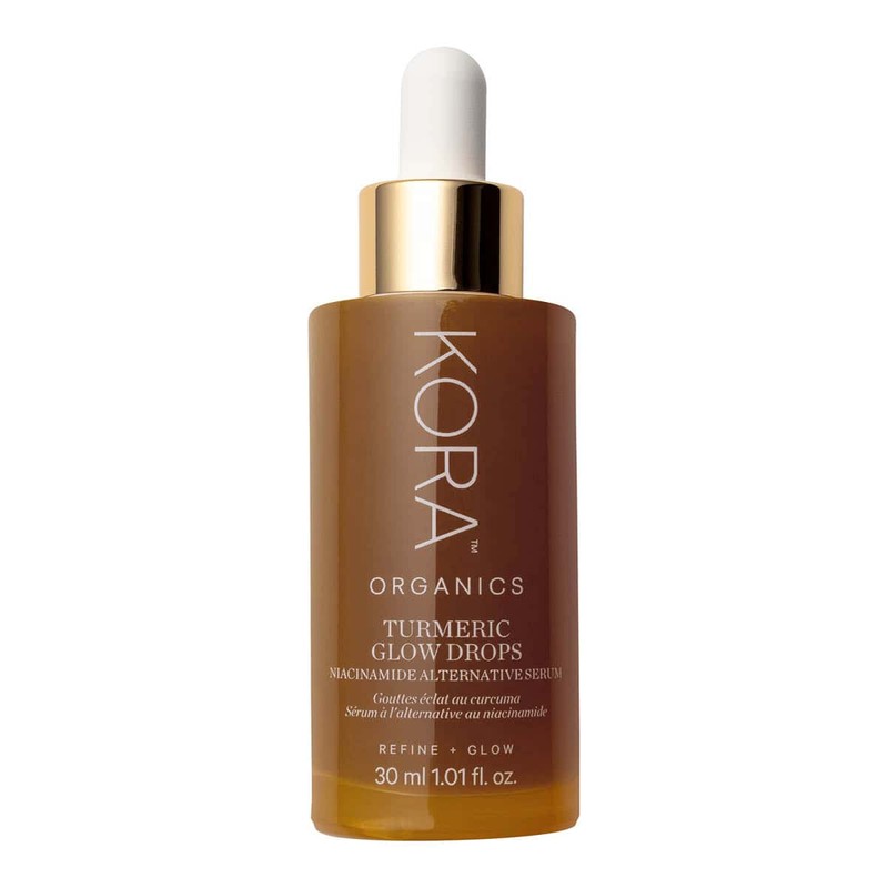 KORA Organics Turmeric Glow Drops Niacinamide Alternative Serum, 10ml