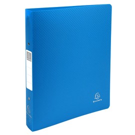 Exacompta - Ref. 54392E - 1 Rigid binder with OPAK label - 2 round rings, diameter 30 mm - Spine 40 mm - External dimensions: 32 x 26.8 cm - Format to be filed A4 Maxi - Colour: light blue