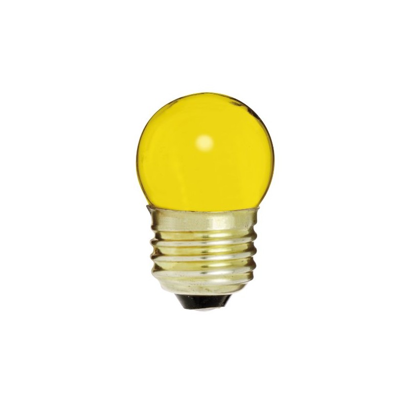 Satco S4512 120V 1/Card Medium Base 7.5-Watt S11 Incandescent Lamp,