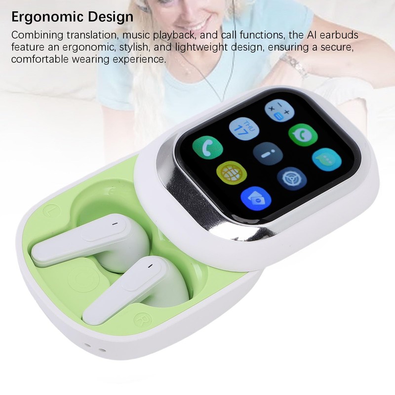 Dpofirs AI Real Time Translator Earbuds 133 Languages, Bluetooth 5.4Translator
