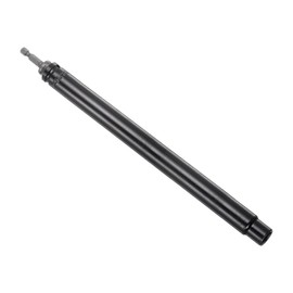 CoCud Extra Long Hollow Socket, 14mm Size 300mm Length 1/4" Hex Shank, 6-Point Quick-Change Deep Well Power Nut Driver - (Applications: for Long Threaded Rod/Bolts)