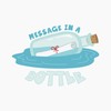 CafePress MESSAGE IN A BOTTLE Magnets 2.25" Round Magnet (10