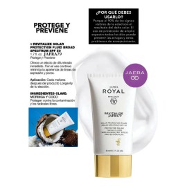 Protector Solar Facial Revitalizante Royal Fps Set 2pz