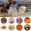 InnoHHustle 20 Pcs Premium Burlap Bags with Drawstring Mini BurlapBags