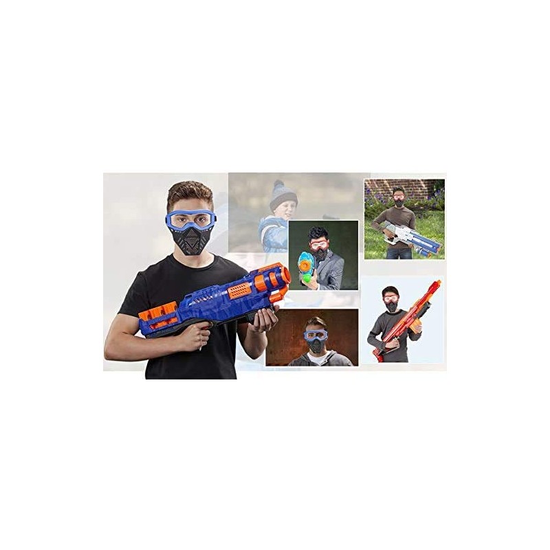 Toyer 2 Pack Face Mask Tactical Mask Compatible with Nerf