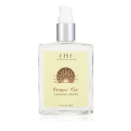 FarmHouse Fresh Self-Tanner, Vitamin E Oil for Body With Aloe Vera. Tanning Serum. Bronze Fox Tanning Drops, 4 Fl Oz