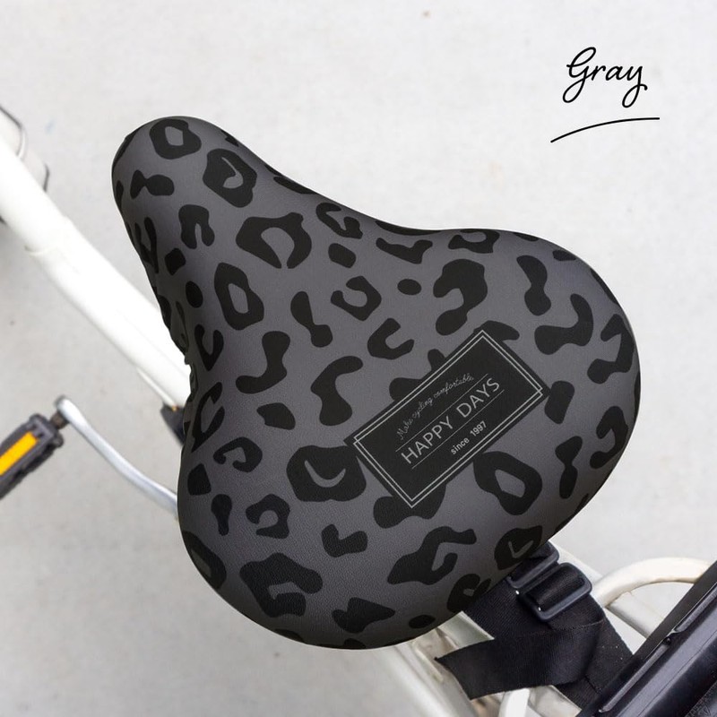 aile Saddle Cover, Electric Assisted Bicycle, Mamachari, Leopard, Bicycle Cover,