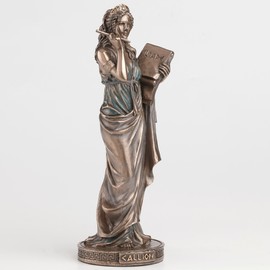 Veronese Design 9 Inch Calliope The Greek Muse of Epics Cold Cast Resin Bronze Finish Sculpture