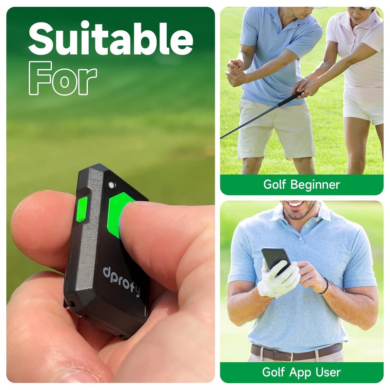 Dprofy Golf GPS Range Finder Work with Dprofy APP, Golf