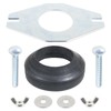 SPARES2GO Universal Toilet Cistern Close Coupling Fixing Kit Flat Metal