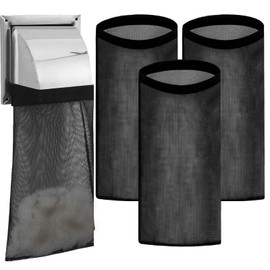 Dryer Lint Catcher 3-Pack: Reusable Outdoor Lint Trap for Dryer Ventilation with Sticky Strips - Lint Collector for Dryer to Enhance Efficiency
